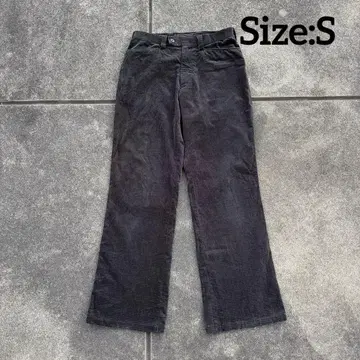 [ TORNADO MART ] 플레어 팬츠 벨로아 브라운 빈티지 가공