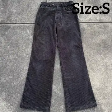 [ TORNADO MART ] 플레어 팬츠 벨로아 브라운 다크웨어 Y2K