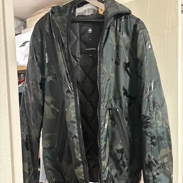 G-STAR RAW 지스타로우 남성용 나일론 카모플라쥬 자켓