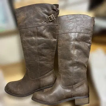 coen 브라운 롱 부츠