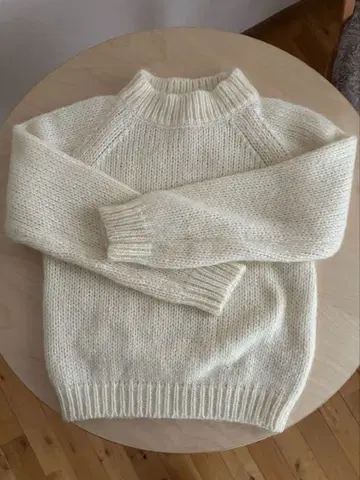 모헤어 혼방 니트 화이트 URBAN RESEARCH DOORS