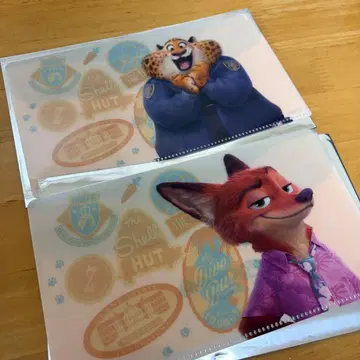 주토피아 오마이카페 예약 특전 멀티 케이스 닉 와일드 크로우하우저