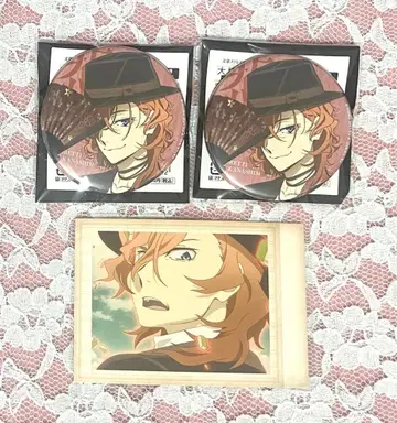 문호 스트레이독스 문스토 나카하라 츄야 대박람회 캔뱃지 파샤코레