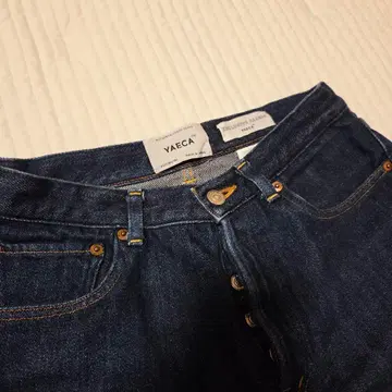 YAECA 인디고 스트레이트 데님
