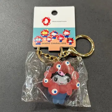 만박 산리오 미야쿠미야쿠 입체 마스코트 키링 클리어 쿠로미