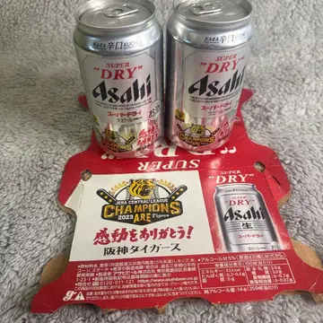 아사히 슈퍼 드라이 한신 타이거즈 우승 기념 캔 2023 2개