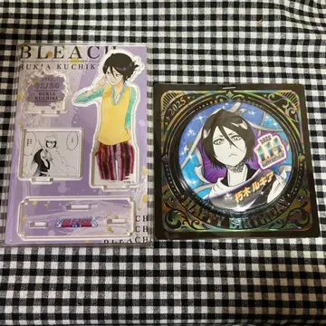 BLEACH 생일 명장면 디오라마 피규어 캔뱃지 후목 루키아