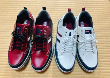 EDWIN 캐주얼 슈즈 레드/화이트