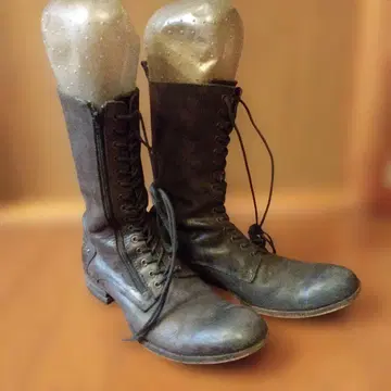 블랙 롱 부츠 26cm