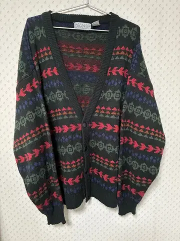 빈티지 구제 의류 GRAPHIX 가디건 L 사이즈