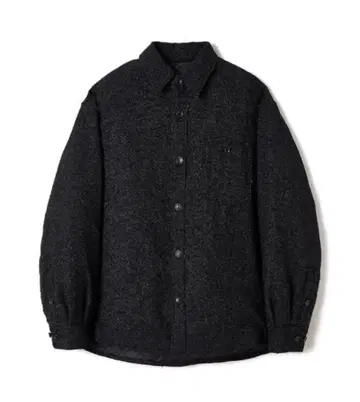 PERVERZE 블랙 셔츠 자켓