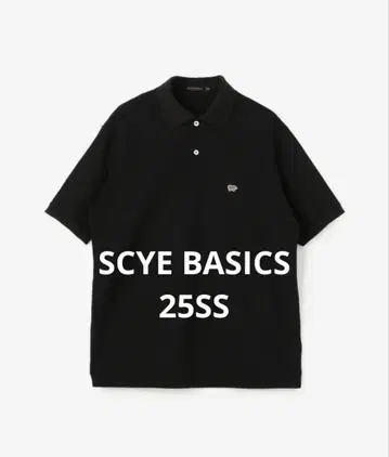 [ 새상품급 ] SCYE BASICS 블랙 피케 셔츠 사이즈 40