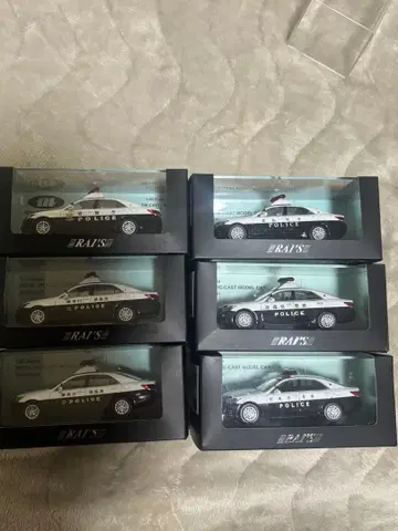 RAI'S 1/43 210계 크라운 순찰차 6대 세트