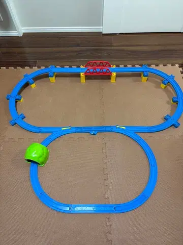 프라레일 파란 레일 세트