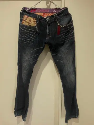 joneaa jeans 일본풍 패턴 청바지 남성용