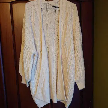 INGNI 아이보리 니트 롱 가디건 M 사이즈