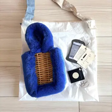 eb.a.gos 래빗 에코 퍼 바스켓백