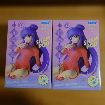 란마 1/2 SHAMPOO 피규어 2개 세트