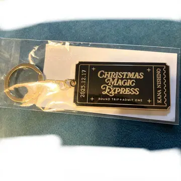 새상품 니시노 카나 크리스마스 라이브 키링 블랙