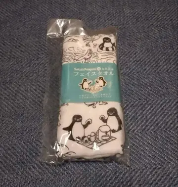 Suica 펭귄 조수기화 페이스 타월