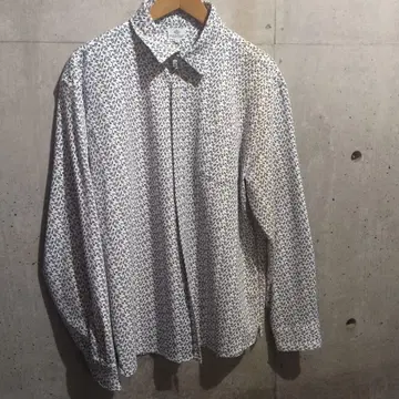 BEAMS HEART 꽃무늬 긴팔 셔츠 XL