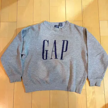 올드 갭 GAP 그레이 로고 맨투맨