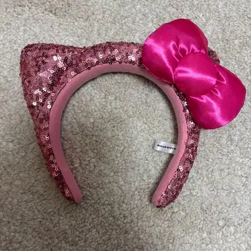 헬로키티 스팽글 머리띠