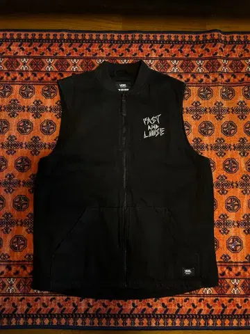 VANS FAST AND LOOSE 블랙 데님 베스트