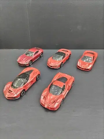 빨간색 페라리 5대 세트 (단종품)