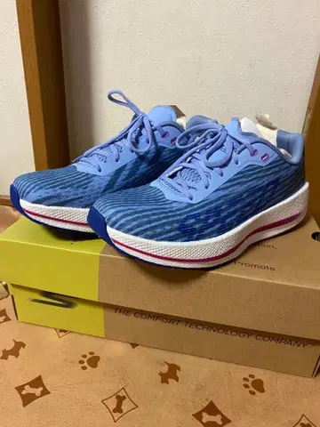 SKECHERS HYPER BURST 러닝화 블루/퍼플