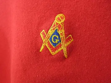 US 구제 의류 [프리메이슨] 원포인트 자수 맨투맨 비밀결사 프리메이슨