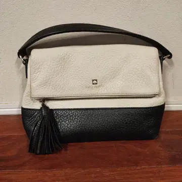 케이트 스페이드 2WAY 숄더백 핸드백 사선 바이컬러