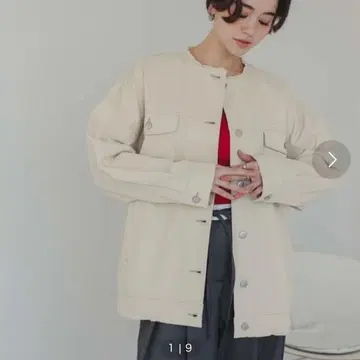 titivite 베이지 데님 자켓