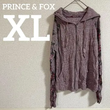 한정판 PRINCE & FOX [ XL ] 후드티 플라워 프린트