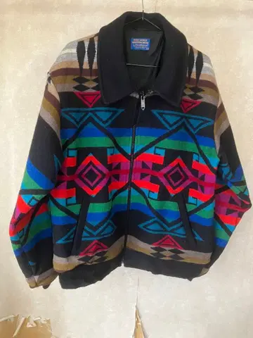 80's PENDLETON 네이티브 무늬 자켓 L VINTAGE USA