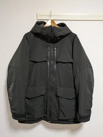 하이브리드 다운 오버사이즈 파카 L 블랙