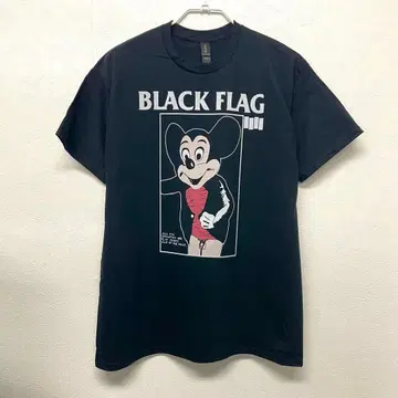 BLACK FLAG 미키 노무라 쿤이치 [ XL 사이즈 ] T셔츠 블랙