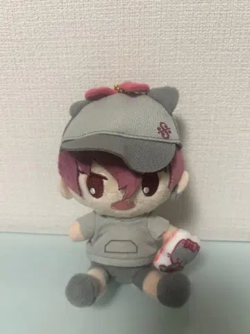 산리오 콜라보 봉제 인형 키링 이누마루 토마 아이나나