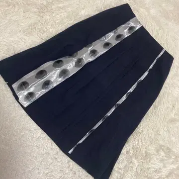 [새상품급] Paul Smith 패턴 스커트 네이비 L 오샤레 깔끔