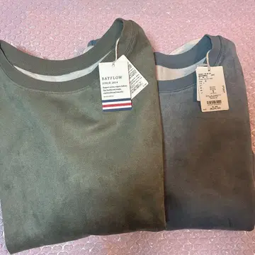 BAYFLOW F 스웨이드 레이어드 PO 카키 블루