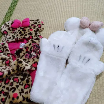 디즈니 리조트 레오파드 무늬 미니캡