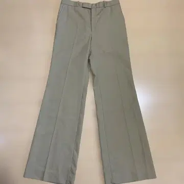 라이트 그레이 플레어 팬츠 유로 밀리타