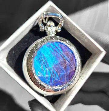 숲의 보석! 진짜 모르포 나비 날개 회중시계