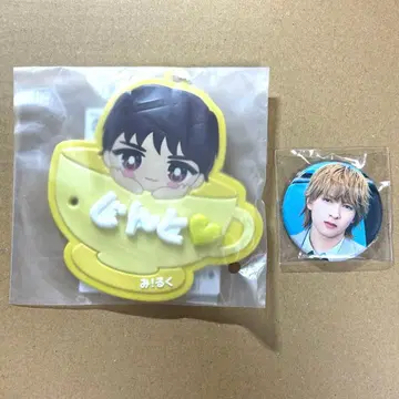 M!LK 요시다 진토 비비드 오는 커스터마이즈 키링 캔 배지