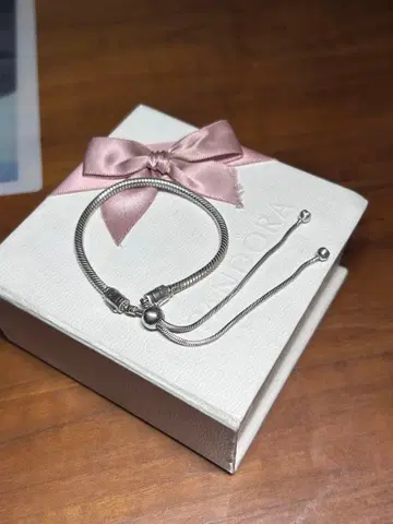 판도라 PANDORA 스네이크 체인 팔찌 조절