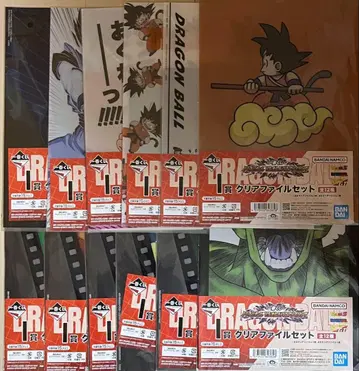 제일복권 드래곤볼 I상 클리어 파일 컴플리트 세트