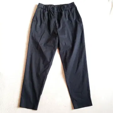 미즈이로 인드 이지 팬츠 린넨 혼방 블랙 일본제