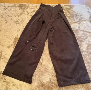 MURUA 코듀로이 와이드 팬츠 브라운