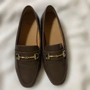 [ 미사용 ] menue (므뉴) 극연 로퍼 22.0cm 다크 브라운