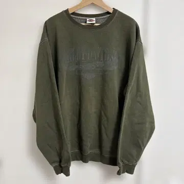 할리데이비슨 맨투맨 L~XL 상당 양면 프린트